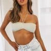 Beginning Boutique Jorja Halter Crop Top Tops