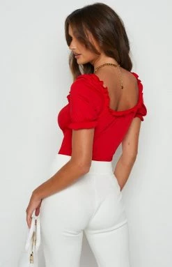 BB Exclusive Josefina Bodysuit Red 13 BB Exclusive Josefina Bodysuit Red