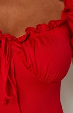 BB Exclusive Josefina Bodysuit Red 16 BB Exclusive Josefina Bodysuit Red