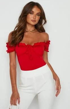 BB Exclusive Josefina Bodysuit Red 11 BB Exclusive Josefina Bodysuit Red