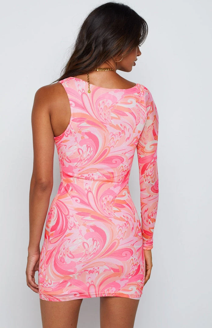 BB Exclusive Joselyn Pink Mesh Mini Dress Dresses 6 BB Exclusive Joselyn Pink Mesh Mini Dress Dresses