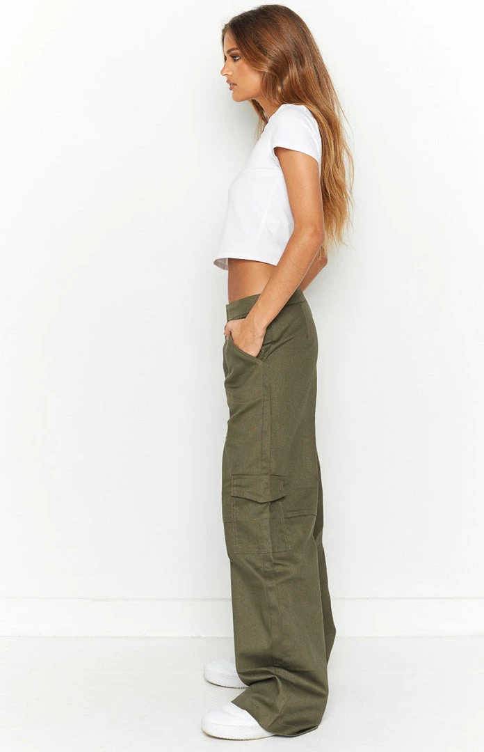 BB Exclusive Josie Khaki Cargo Pants New 6 BB Exclusive Josie Khaki Cargo Pants New