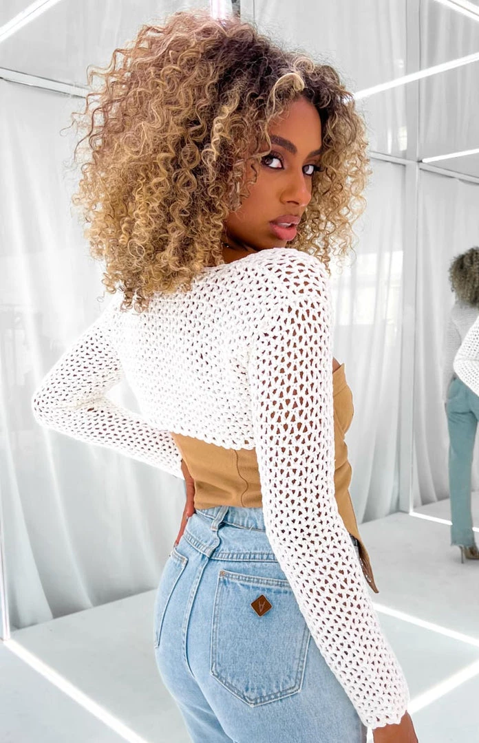 BB Exclusive Jubel White Crochet Bolero New 2 BB Exclusive Jubel White Crochet Bolero New