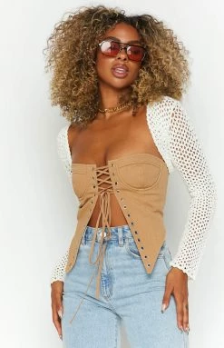 BB Exclusive Jubel White Crochet Bolero New 17 BB Exclusive Jubel White Crochet Bolero New