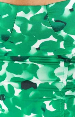 Beginning Boutique Judd Green Crop Top Tops