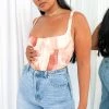 Beginning Boutique Tops Judd Pink Crop Top