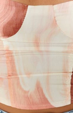 Beginning Boutique Tops Judd Pink Crop Top