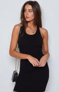 BB Exclusive Dresses Jude Rib Mini Dress Black 13 BB Exclusive Dresses Jude Rib Mini Dress Black