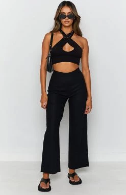 BB Exclusive Julian Linen Pants Black