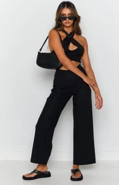BB Exclusive Julian Linen Pants Black