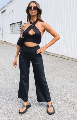 BB Exclusive Julian Linen Pants Black