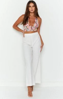 BB Exclusive Julian Linen Pants White