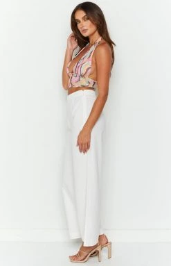 BB Exclusive Julian Linen Pants White