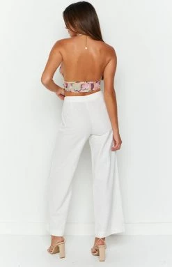 BB Exclusive Julian Linen Pants White
