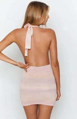 BB Exclusive Juliana Knit Dress Pink Space Dye