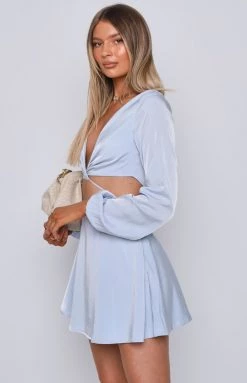 BB Exclusive Dresses Jupiter Blue Mini Dress 10 BB Exclusive Dresses Jupiter Blue Mini Dress