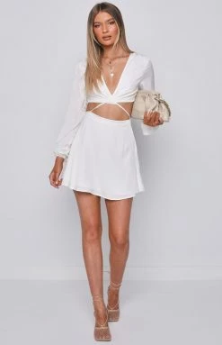 BB Exclusive Jupiter White Mini Dress