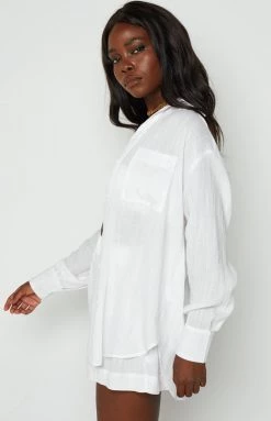 Beginning Boutique Justlyn White Shirt