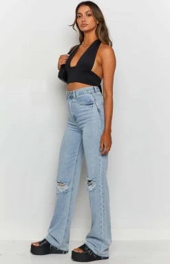 BB Exclusive Kain Straight Leg Jeans Light Indigo