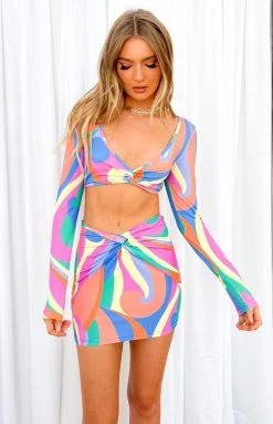 BB Exclusive Bottoms Kara Multi Mini Skirt