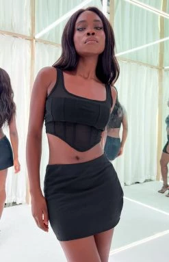 Beginning Boutique Tops Kayn Black Corset Top