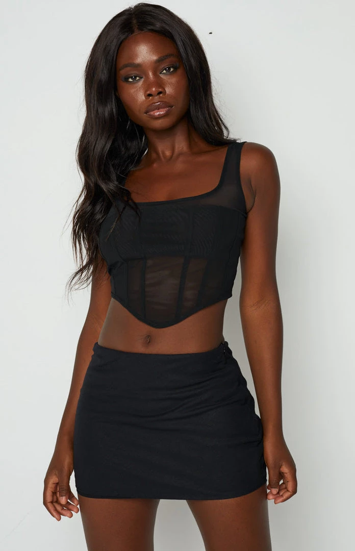 Beginning Boutique Tops Kayn Black Corset Top 3 Beginning Boutique Tops Kayn Black Corset Top