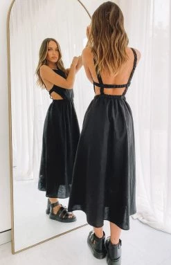 Beginning Boutique Kensington Backless Midi Dress