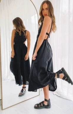 Beginning Boutique Kensington Backless Midi Dress