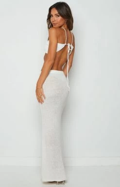 BB Exclusive Bottoms Kirsten White Low Waist Knit Skirt 23 BB Exclusive Bottoms Kirsten White Low Waist Knit Skirt