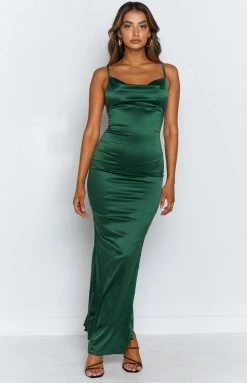 Beginning Boutique Kissing You Maxi Formal Dress Emerald Dresses