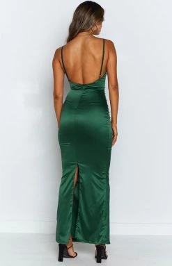 Beginning Boutique Kissing You Maxi Formal Dress Emerald Dresses