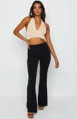 BB Exclusive Bottoms Kokomo Black Flare Pants