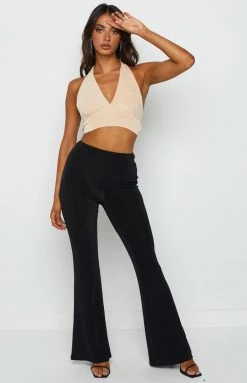 BB Exclusive Bottoms Kokomo Black Flare Pants