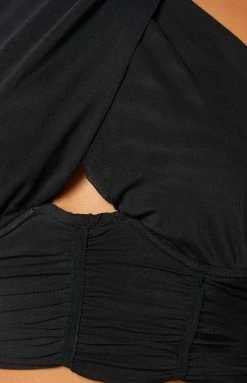 BB Exclusive LA Dream Black Crop Top