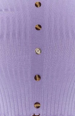 Beginning Boutique Lady Crawley Long Sleeve Knit Lilac