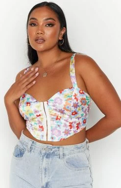 BB Exclusive Lalita Floral Corset Top