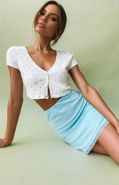 BB Exclusive Lara Skirt Blue Bottoms