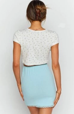 BB Exclusive Lara Skirt Blue Bottoms