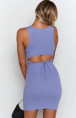 Beginning Boutique Dresses Larah Mini Dress Blue