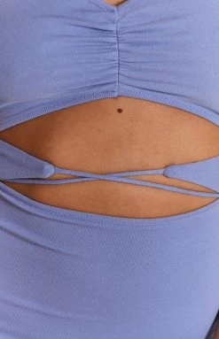 Beginning Boutique Dresses Larah Mini Dress Blue