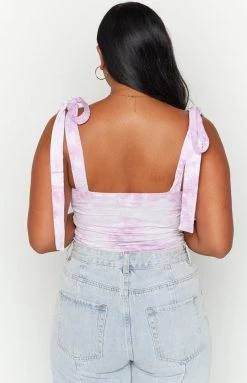 Beginning Boutique Tops Lasting Lover Purple Bustier Top