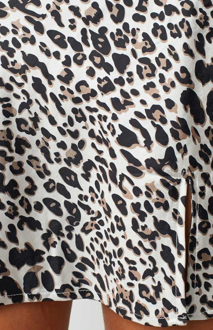 Beginning Boutique Bottoms Laura Satin Mini Skirt Leopard 7 Beginning Boutique Bottoms Laura Satin Mini Skirt Leopard