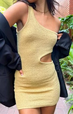 BB Exclusive Laurynn Mustard Knit Mini Dress 10 BB Exclusive Laurynn Mustard Knit Mini Dress