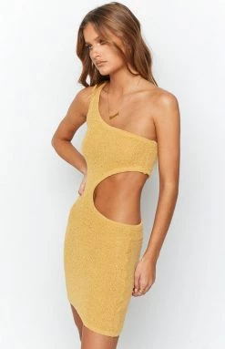 BB Exclusive Laurynn Mustard Knit Mini Dress 12 BB Exclusive Laurynn Mustard Knit Mini Dress
