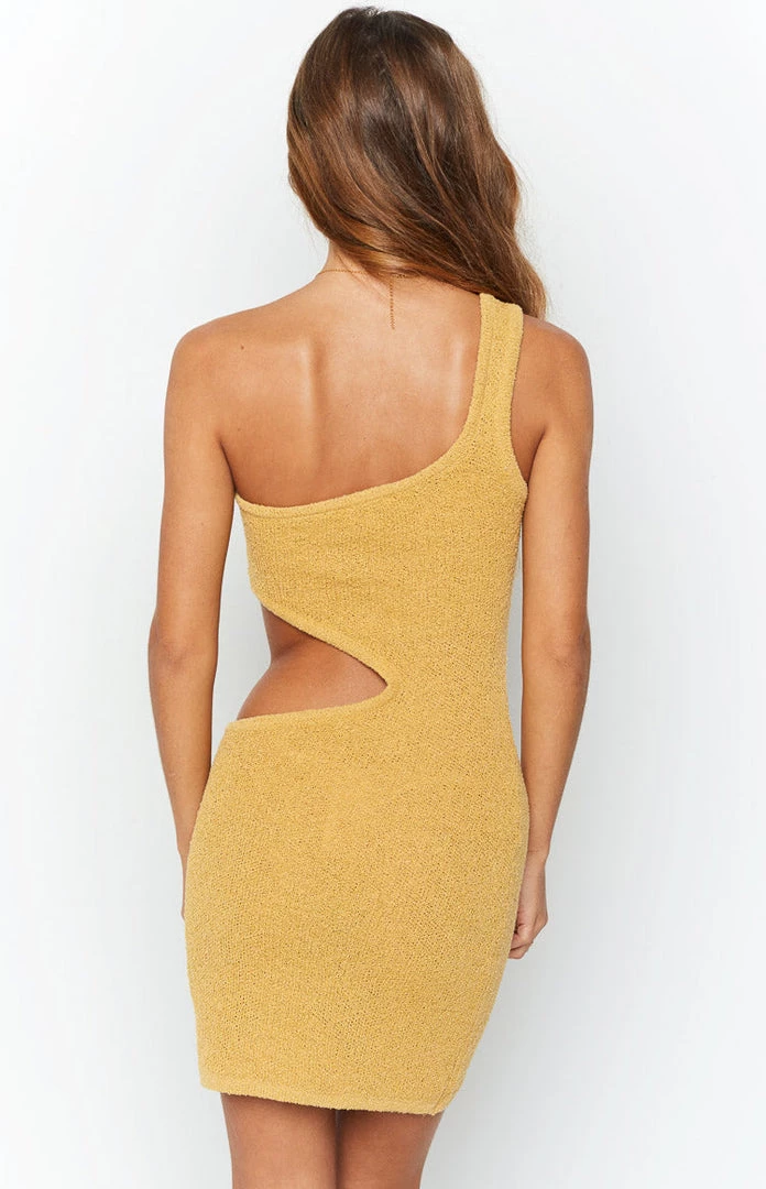 BB Exclusive Laurynn Mustard Knit Mini Dress 6 BB Exclusive Laurynn Mustard Knit Mini Dress