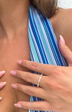 Eclat BB Conscious 18k Gold Vermeil CZ Stone Band