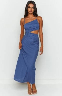 Beginning Boutique Dresses Lene Blue Maxi Dress