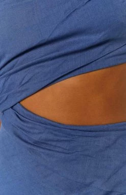 Beginning Boutique Dresses Lene Blue Maxi Dress