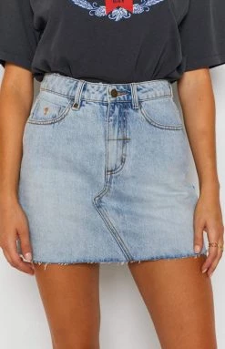 Thrills Leni Skirt Time-Worn Blue