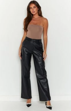 BB Exclusive New Leona Mauve Strapless Bodysuit